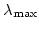 $\lambda_{\rm max}$